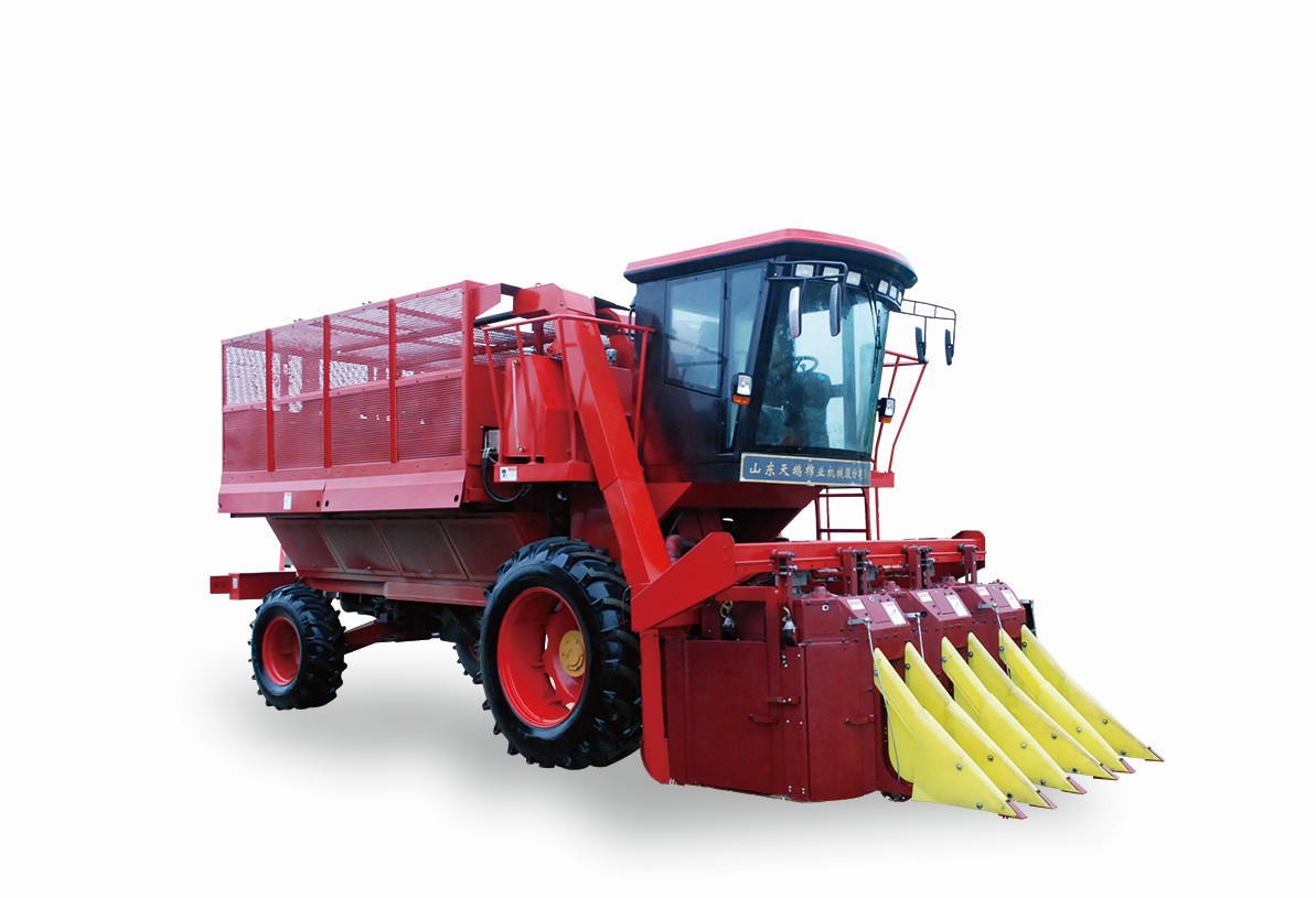 Machine de récolte de coton à 3 rangées