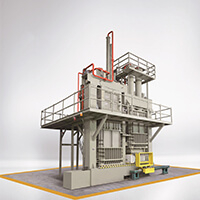 Enfardadeira hidráulica de algodão