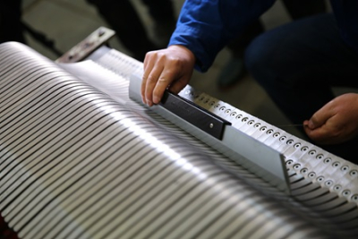 161 costelas de gim de algodão