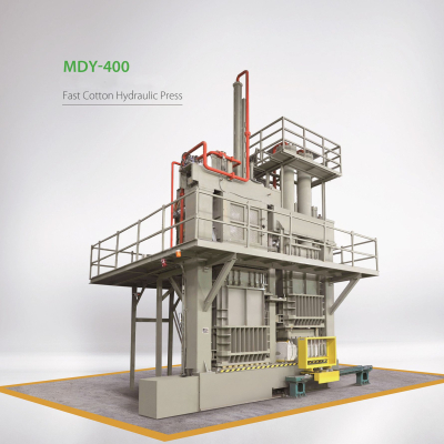 Equipamentos hidráulicos para prensa de fardos de algodão