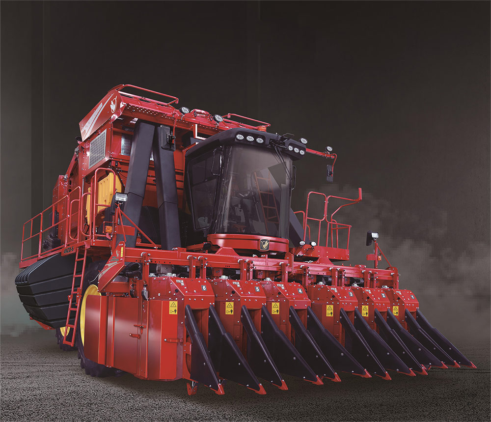 Sechsreihige Baumwollerntemaschine