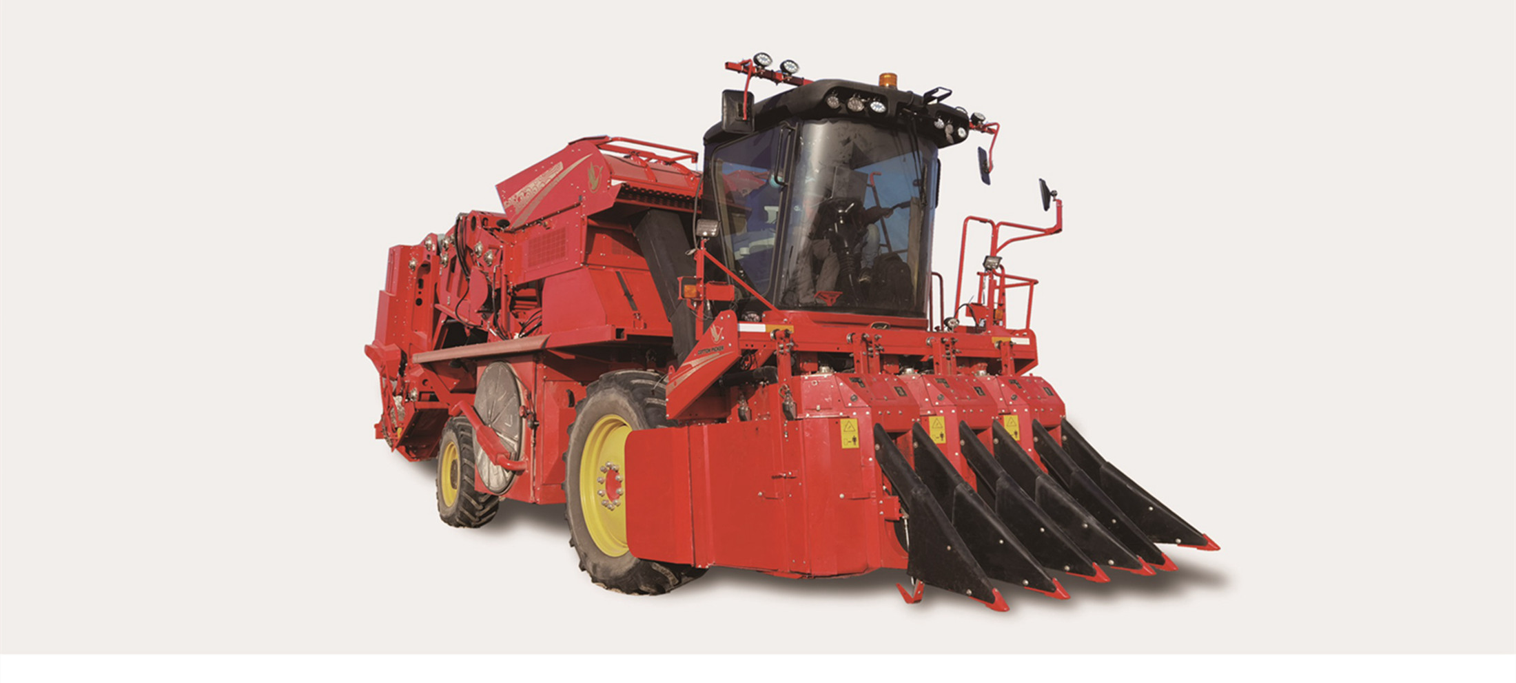 Machine de récolte de coton à 3 rangées